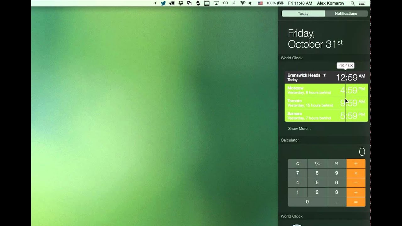 Desktop Clock For Mac Yosemite